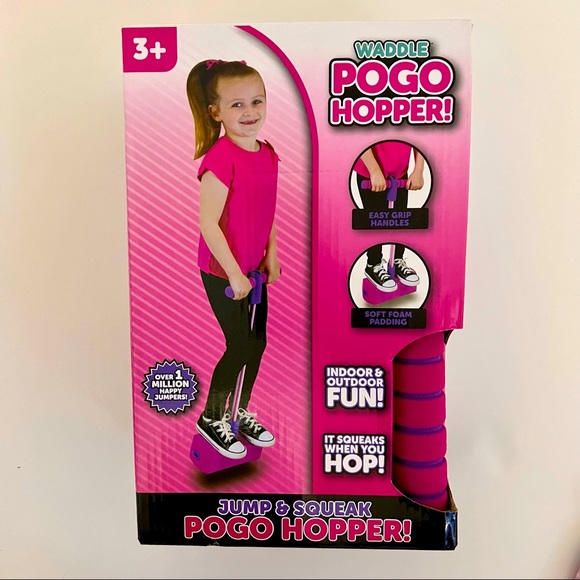 Other - Waddle Jump and Squeak Pogo Hopper Pink Holds up to 250lbs. NEW!!